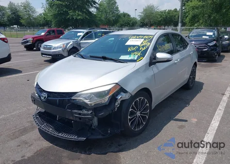 2014 Toyota Corolla S Plus из США, поврежденный, VIN 2T1BURHE3EC053760